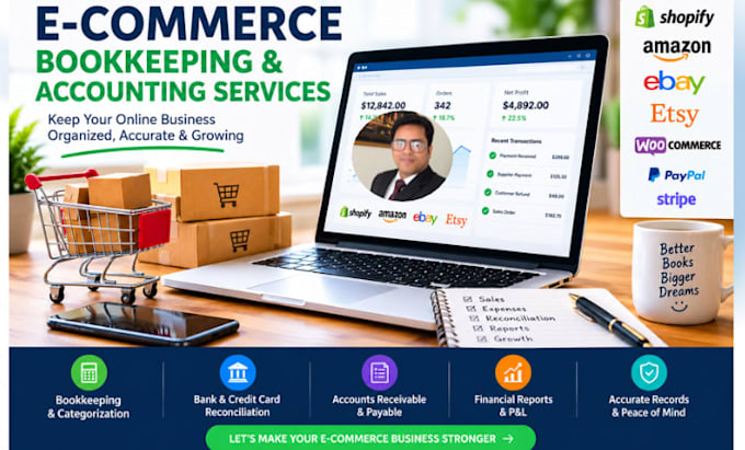do e commerce bookkeeping in quickbooks online and xero