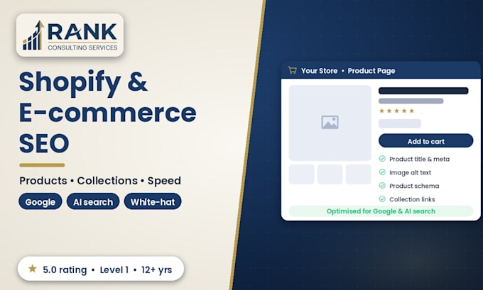 do shopify SEO for product and collection pages