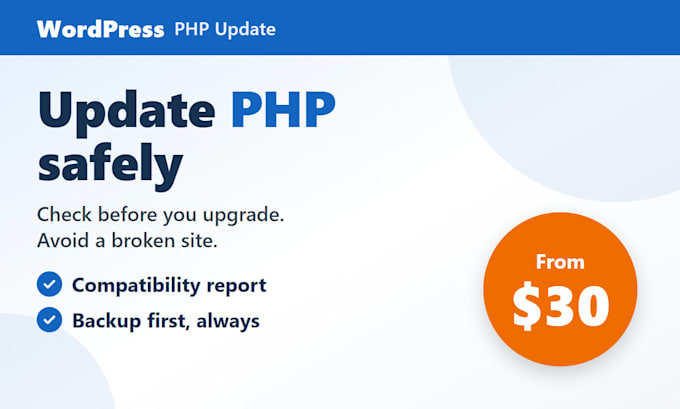 safely update your wordpress PHP version and fix compatibility errors