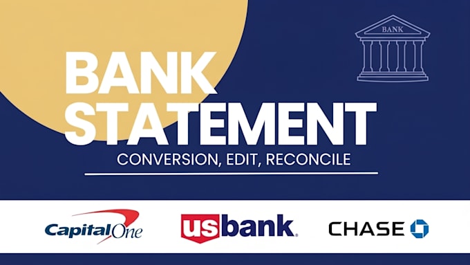 convert bank statement PDF to editable format