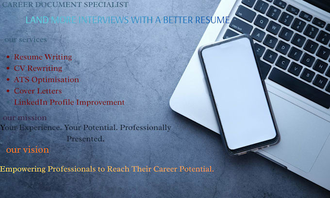 write a professional resume, CV and ats optimized resume