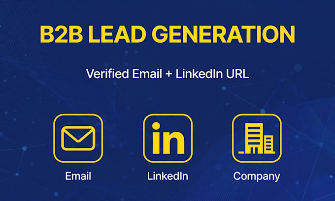 do b2b lead generation linkedin leads email list