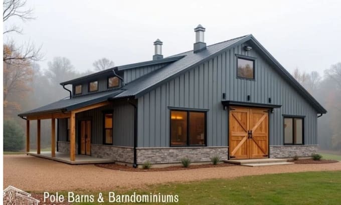 Custom F Designs Design custom barndominium plans, pole barn homes and tiny houses by ...