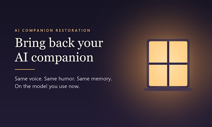 bring back your ai companion personality after a model update