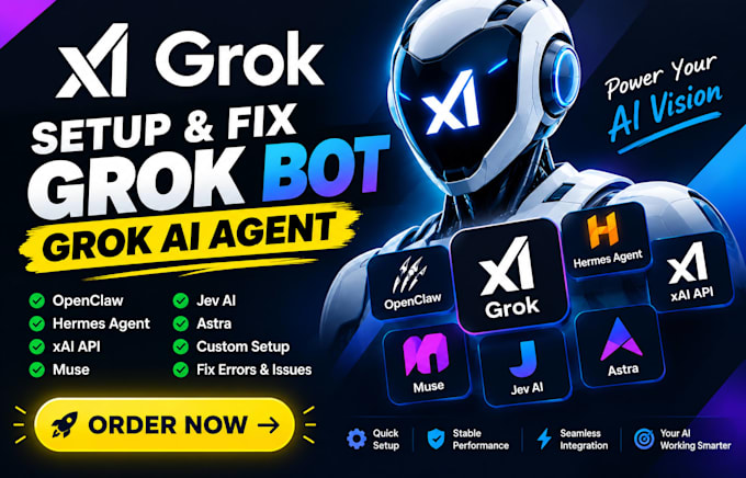 setup fix grok bot grok ai agent openclaw hermes agent xai api jev ai astra