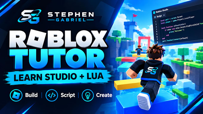 be your roblox tutor, coach or consultant for game development and lua scripting