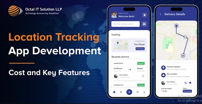 develop a professional tracking app and location based
