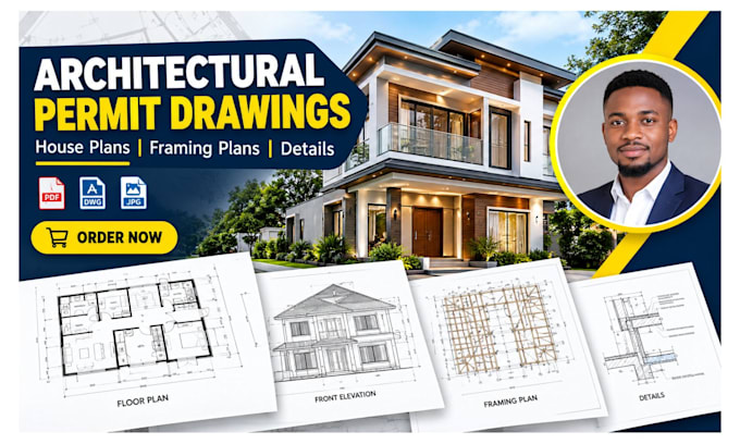 create architectural permit drawings, house plans, framing plans and details