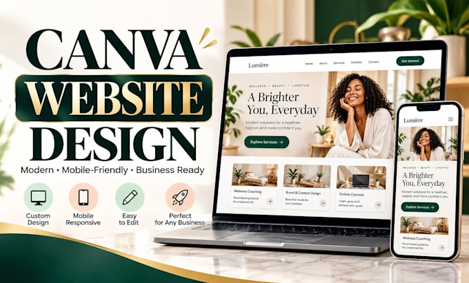 canva website canva website design canva website expert canva landing page canva