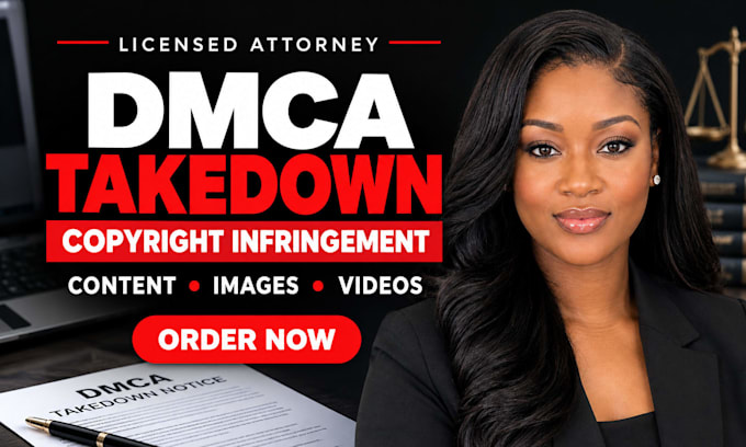 prepare dmca takedown notices for copyright infringement