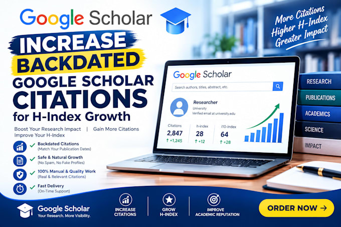 increase backdated google scholar citations, write and publish research articles