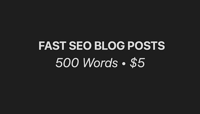 write professional articles and blog post
