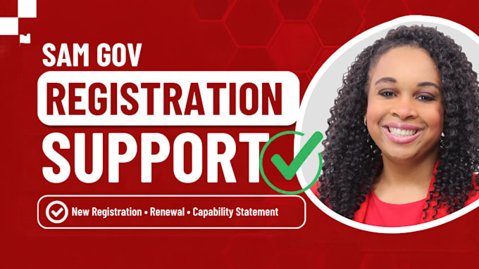 support your sam gov registration, renewal and capability statement