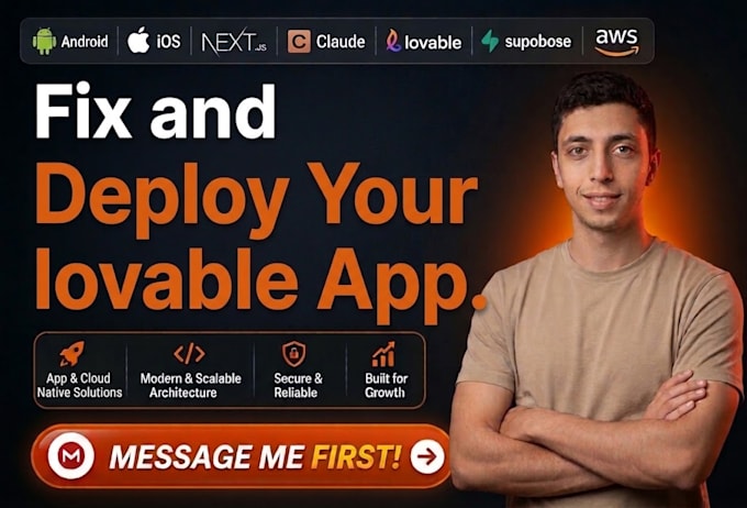 fix and deploy your lovable, bolt, replit or base44 app to vercel or netlify