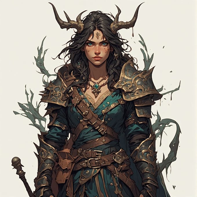 design unique fantasy characters, heroes, and warriors
