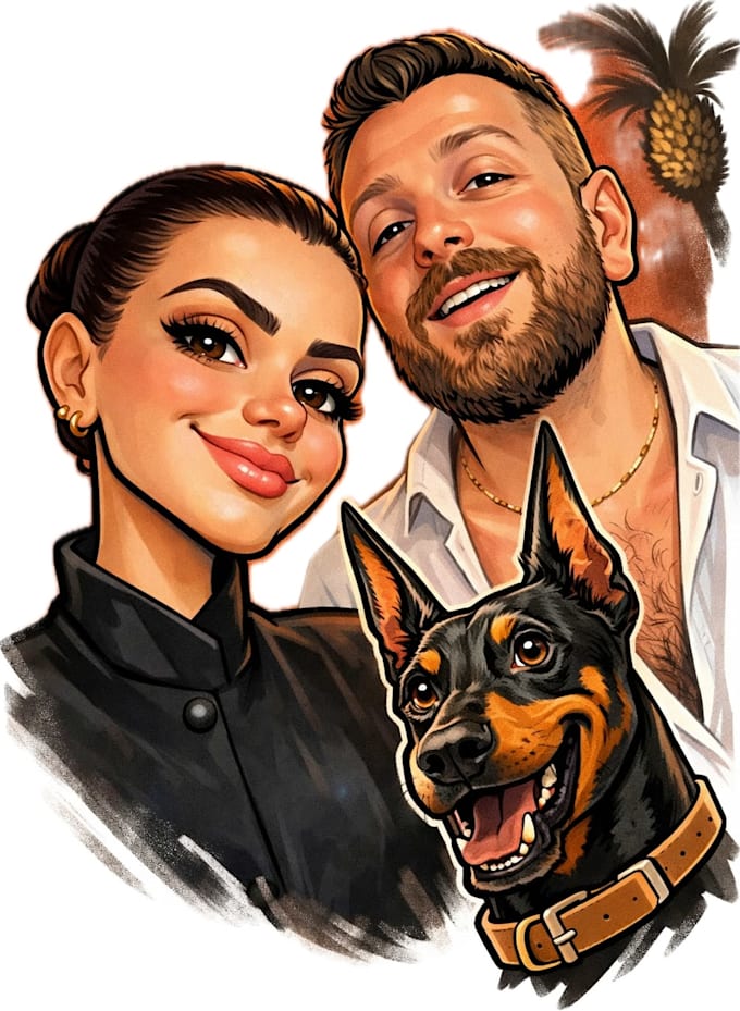 do disney cartoon portrait