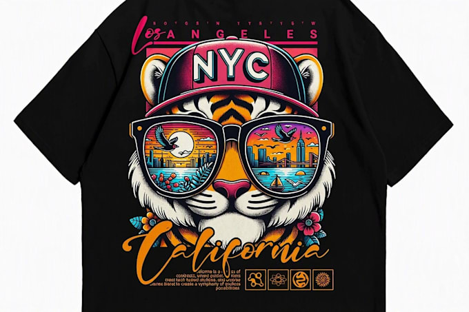 design trendy streetwear tshirt