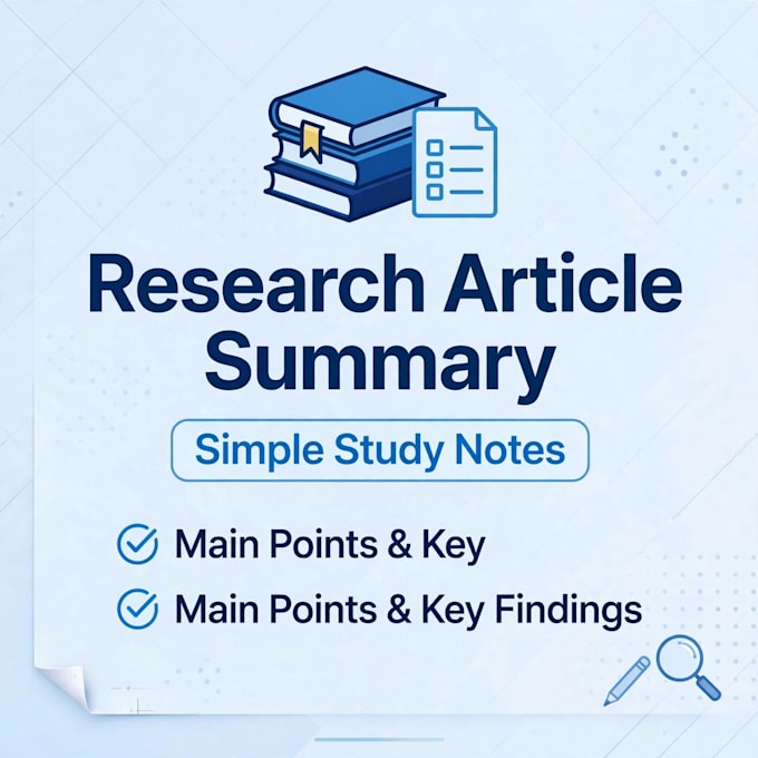 summarize long research study