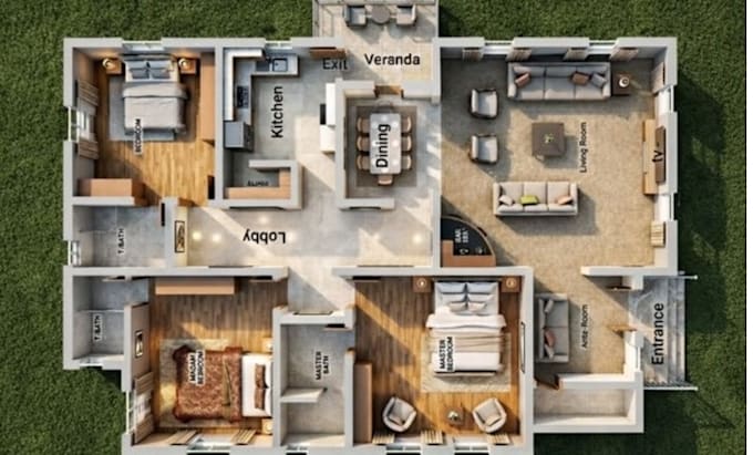 draft auto cad 2d floor plans and architectural drawings