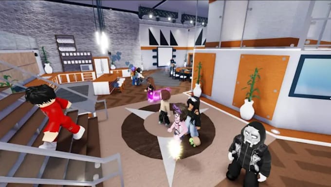 create roblox roleplay map, buildings, lobbies, game environment roblox studio