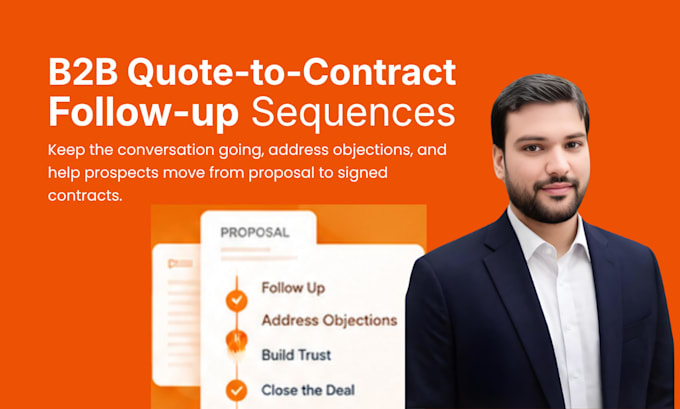 write b2b quote and proposal follow up emails sequences
