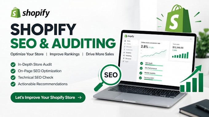 shopify SEO, store audit, and optimization