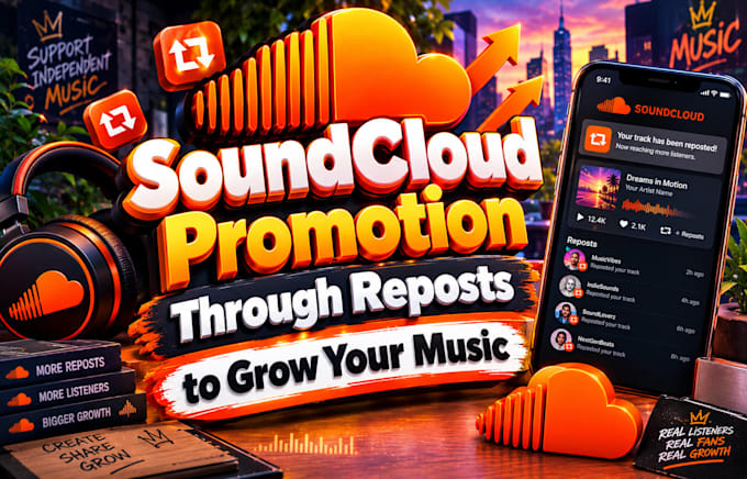 soundcloud promotion through reposts to grow your music
