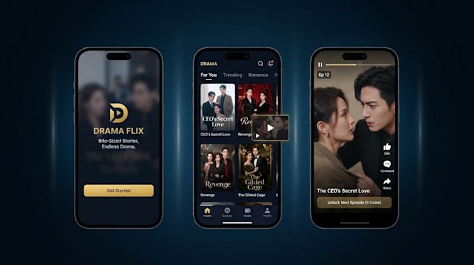 develop a micro drama app short form ott mini series platform