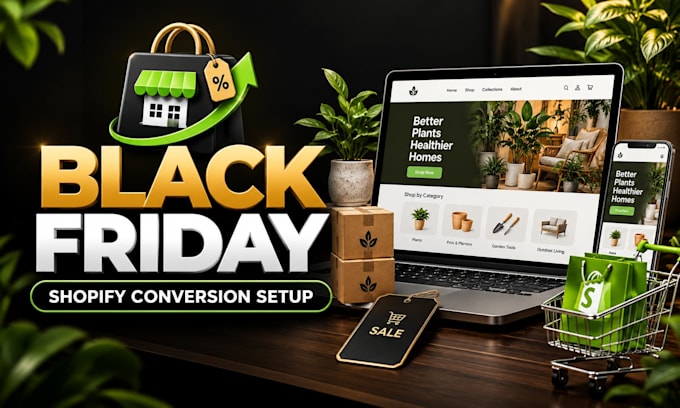 setup shopify black friday sale discount conversion optimization and shopify cro