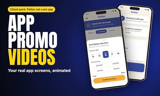 create a motion graphics app promo or explainer video