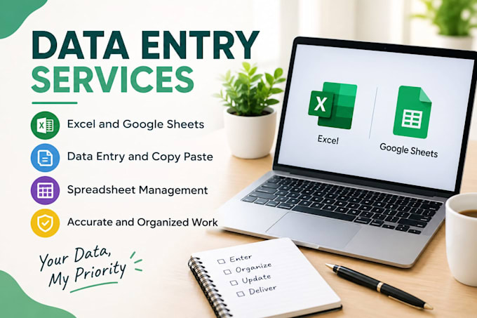 do data entry and manage excel spreadsheets