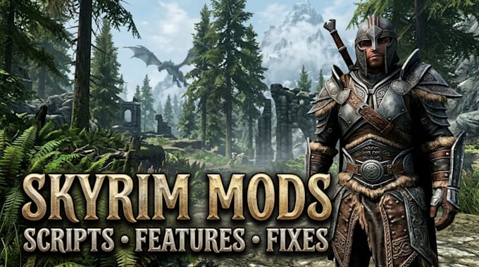 create custom skyrim mods, scripts, and gameplay features