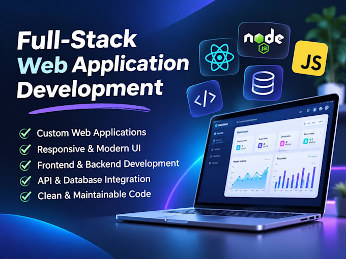 build a full stack web application using react and node js