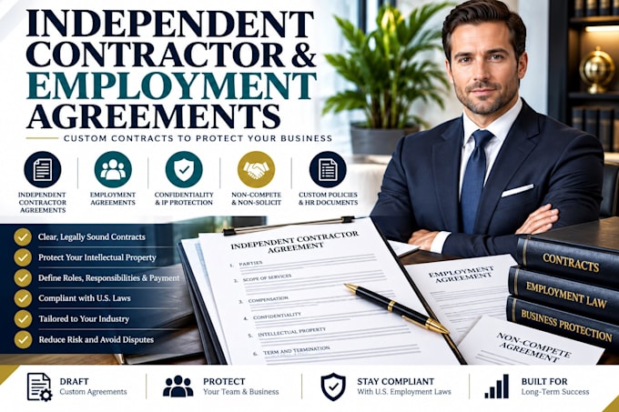 draft independent contractor and employment agreements