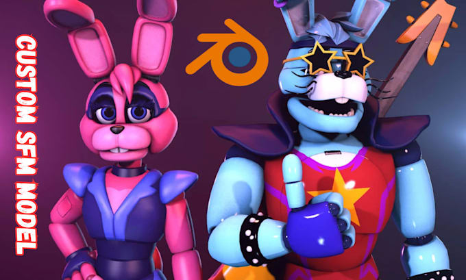port, edit, create sfm models, l4d2, tf2, mmd, fnaf model, gmod player model cs2