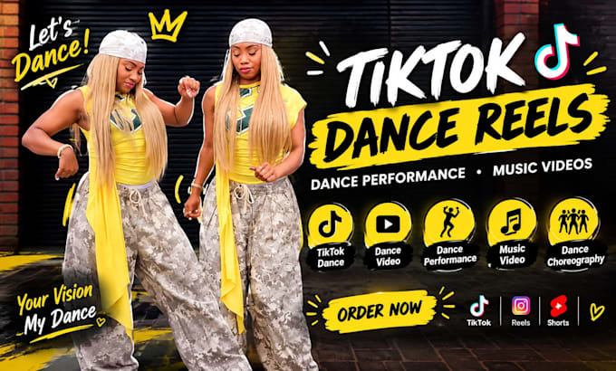 create superb tiktok dance reel, dance performance, music videos