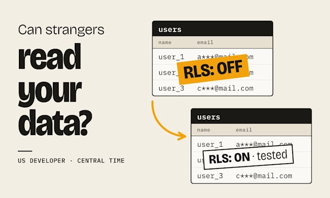 fix supabase rls security in your lovable, bolt, or base44 app