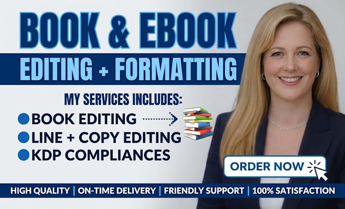 proofread and copy edit your book or manuscript