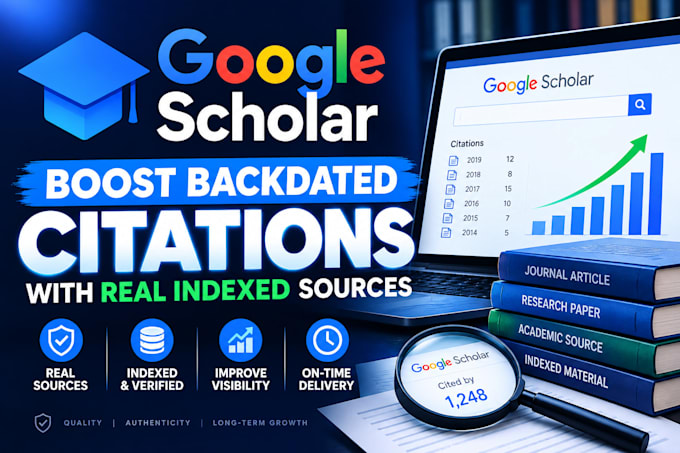 boost backdated google scholar citations with real indexed sources