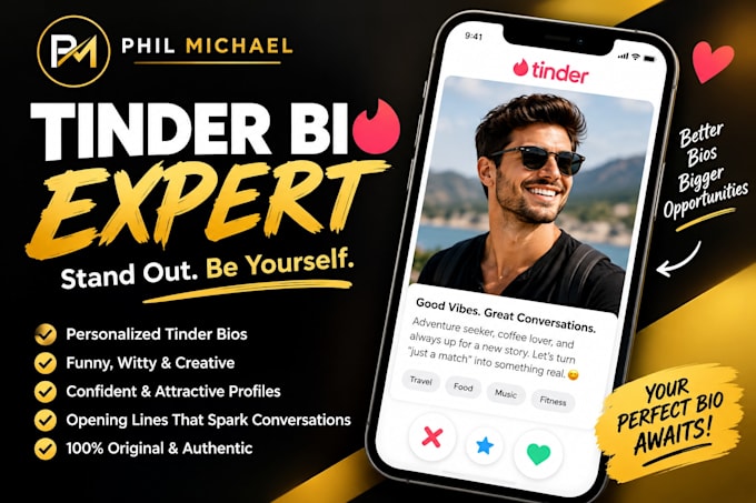 write an attractive tinder bio and optimize your dating profile