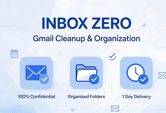 do gmail inbox cleanup and data entry for inbox zero