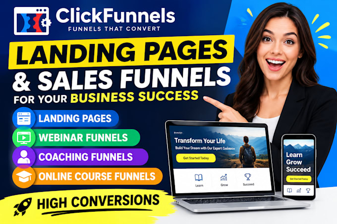 build clickfunnels webinar coaching and online course funnels