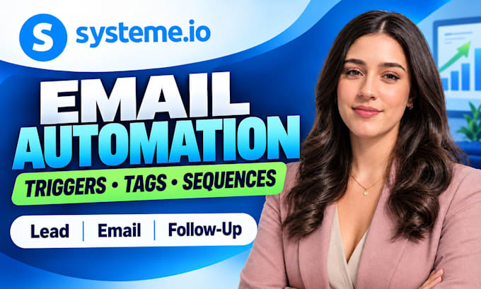 setup systeme io email automation workflows and sequences