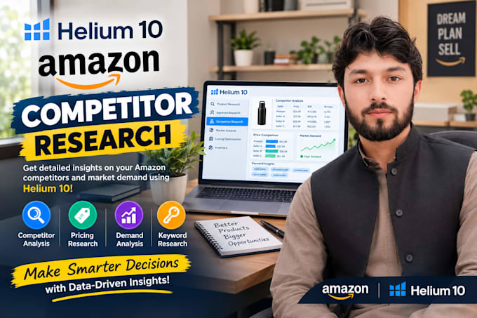 amazon product research keyword specialist and competitor analysis