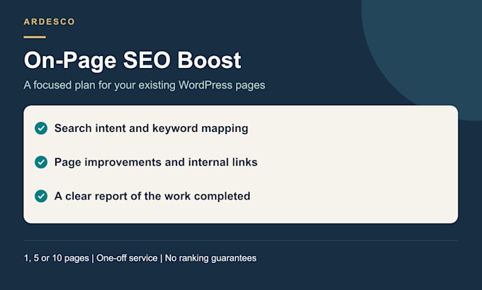 improve your wordpress on page SEO with a clear keyword plan
