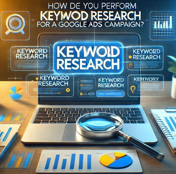 do professional google ads keyword research and list