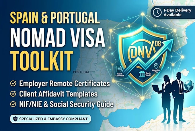 create your spain or portugal digital nomad visa document toolkit