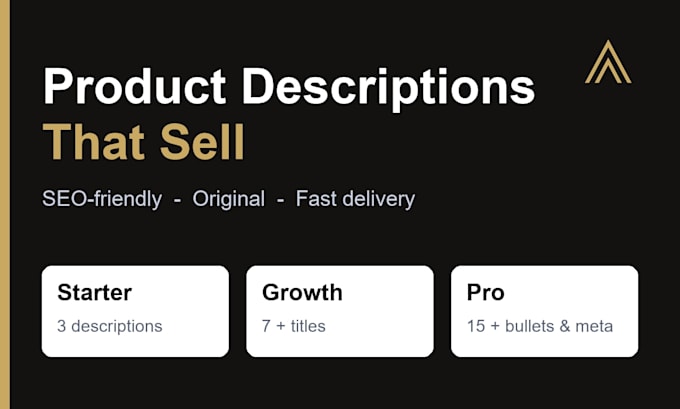 write clear SEO friendly website and product copy