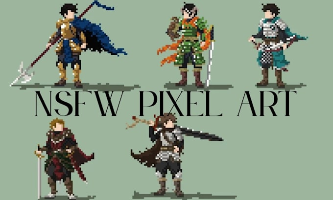 Do nsfw pixel art sprite sheet animation character animation pixel art ...