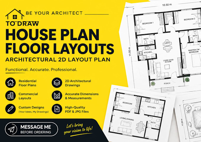 Overview Plan Layout Be your architect to draw house plan floor layouts,architectural 2d ...